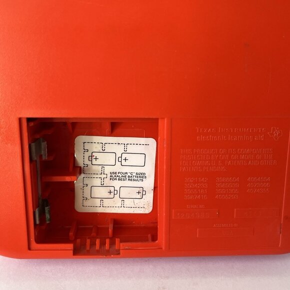 Vtg 1978 TI Speak and Spell Tested and Works Raised Buttons Orig Box & Booklet - Picture 11 of 16